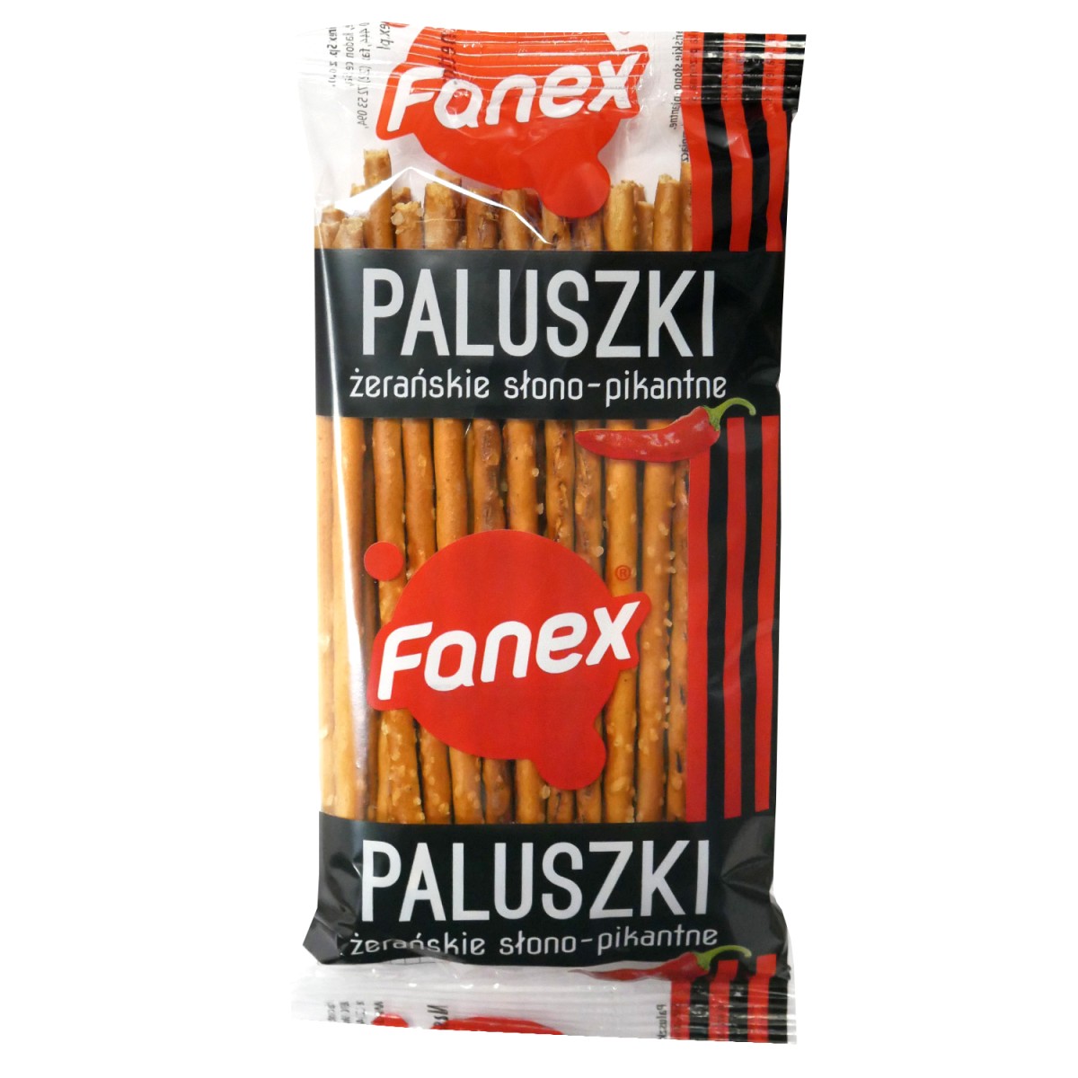 Paluszki słono - pikantne, paluszki żerańskie Fanex 100g